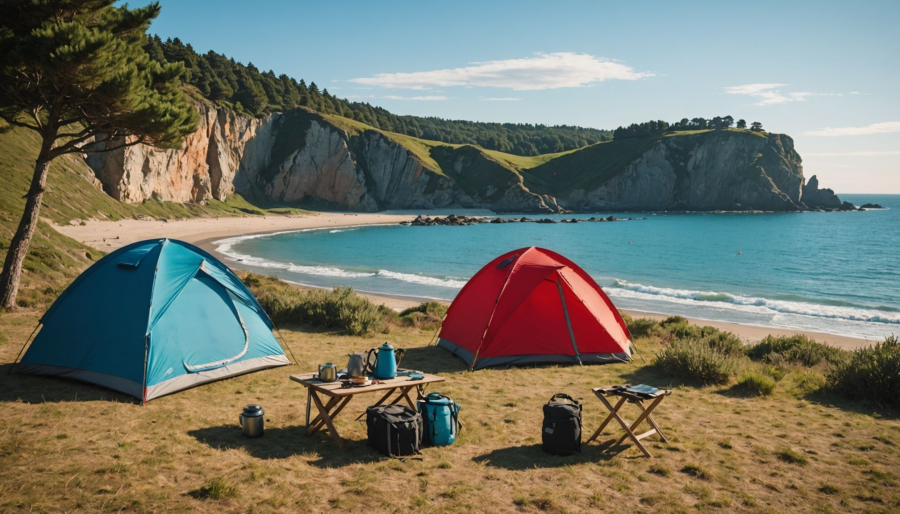 Explorer le camping a la frontiere espagnole depuis hendaye