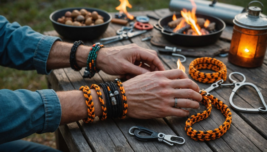 Personnalisation bracelet camping pour sites hpa