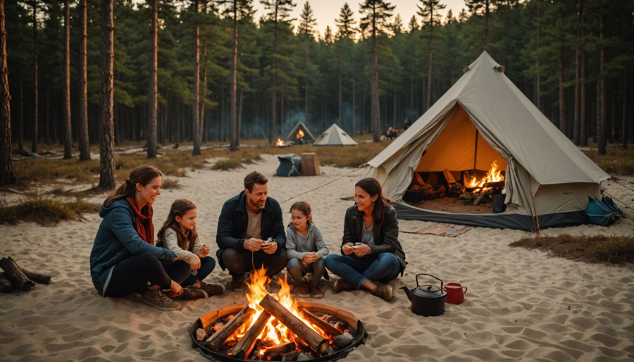 Pourquoi le sud des landes est la destination ideale pour camper en famille ?